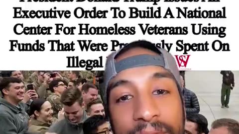 Pres. Trump signed an EO for a homeless veteran housing project