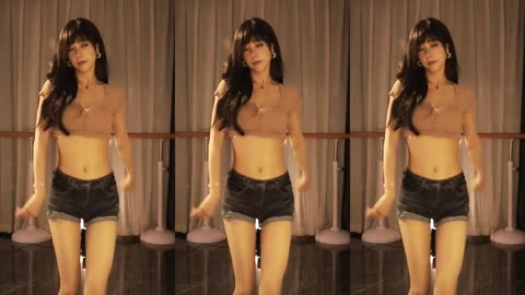 Korean girl sexy dancing in livestreaming 🩰 #BeutifulGirl