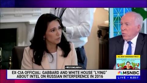 John Brennan was platformed again this morning by his favorite news network to attack Tulsi Gabbard:
