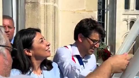 Palestine flags were flying in town halls in French cities. France has chosen