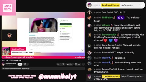 LoudMouthHussy Nov 5, 2025 'HELP ME AS I SUE HEKATE'