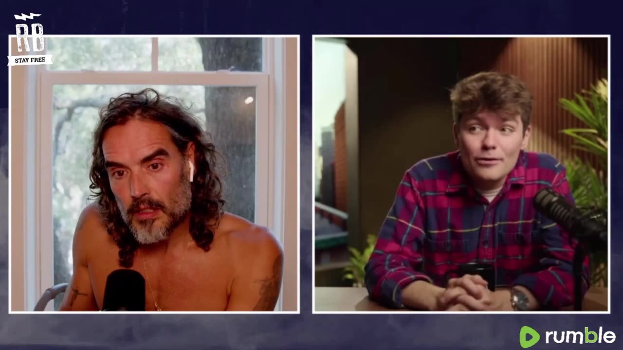 PREVIEW - Nick Fuentes on Russell Brand Sept 18 2025 - FAIR USE - Subscribe to Rumble Premium!!!