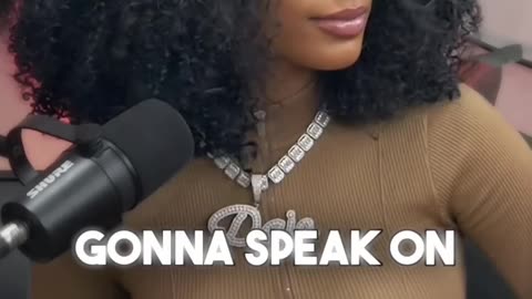 "Speaks her mind" = "Rude, Bossy & Annoying". Notice the FINGER.