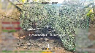 🔥🚁 Ukraine Russia War | Russian POV: Fiber-Optic Drone Hits Ukrainian T-72EA in Sumy Oblast | RCF
