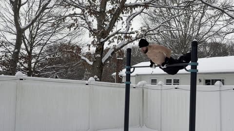 Muscle Up to Flyaway Snowstorm Edition