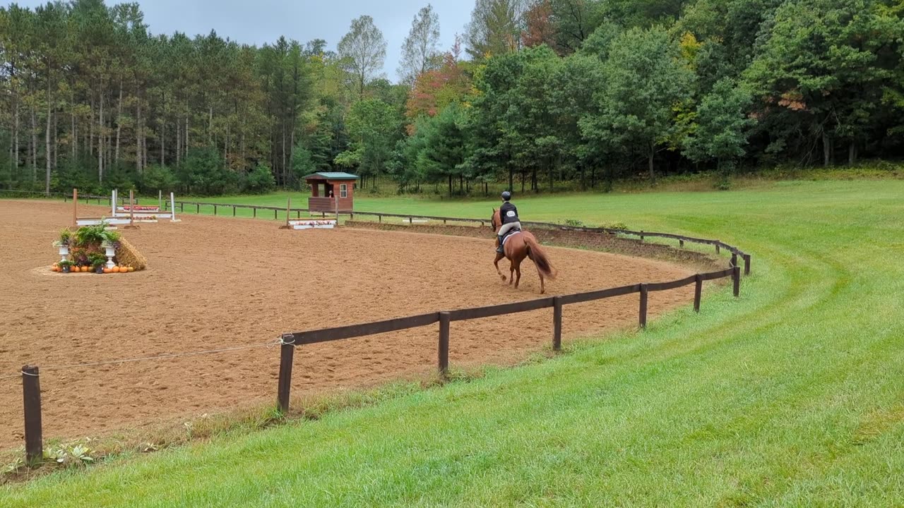 Keegan and Isabel at Red Pines end of season show.