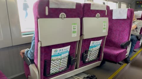 Tourist Discovers Japanese Train Chairs