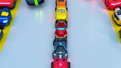 Hot Wheels Jump Test || Lamborghini Vs. Corvette