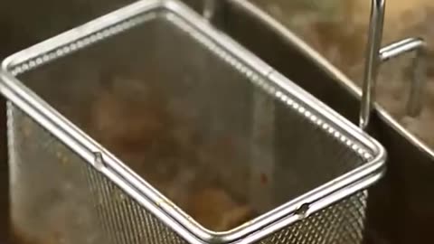 304 Stainless Steel French Fries Pasta Basket Hot Pot Colander with Hook Strainer Oil Filter