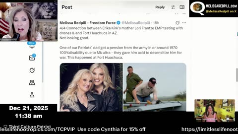 12/23/25 Who is Erika Kirk, churches infiltrated, homelessness enriching NGOs, J@b truth admitted! Trump being hunted!