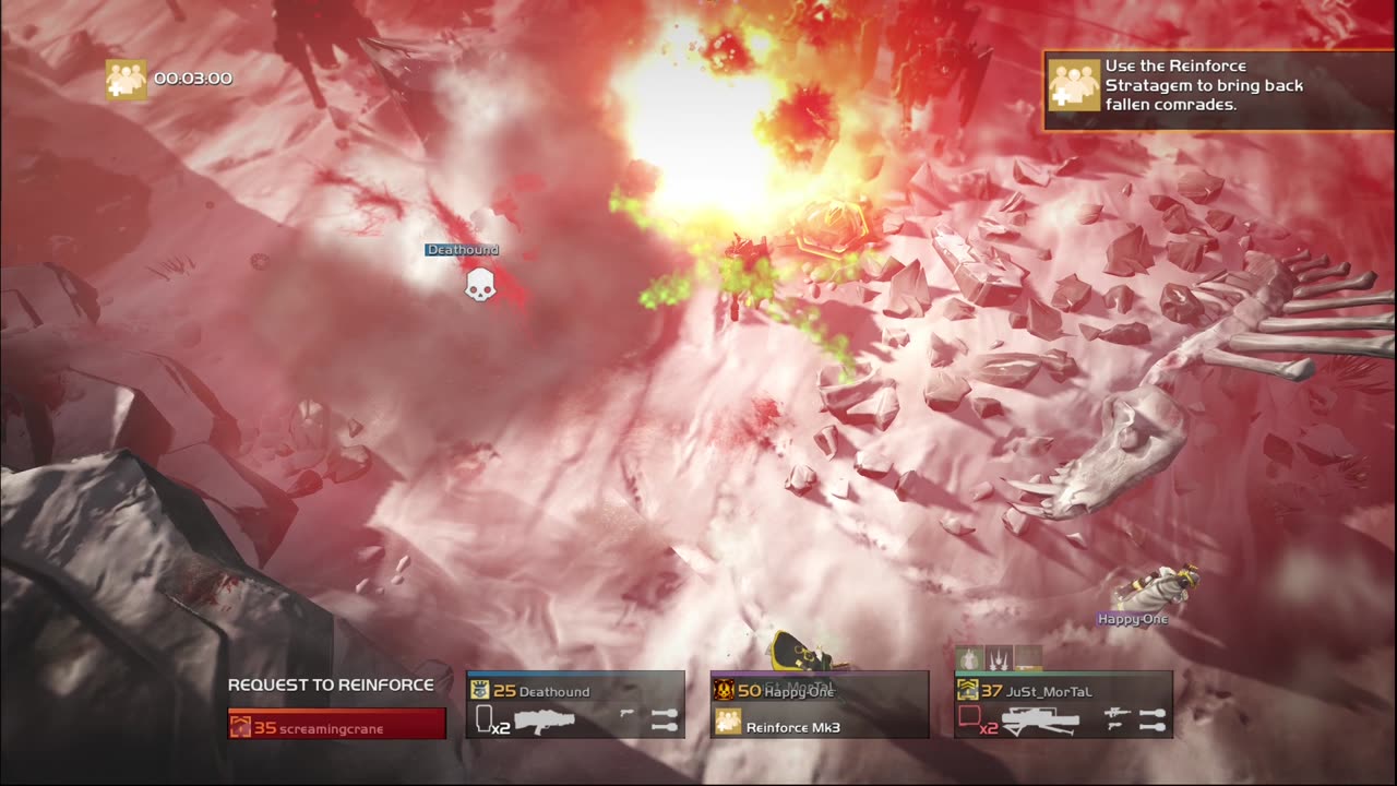 Highest Difficulty Snow Cyborgs (Helldivers)