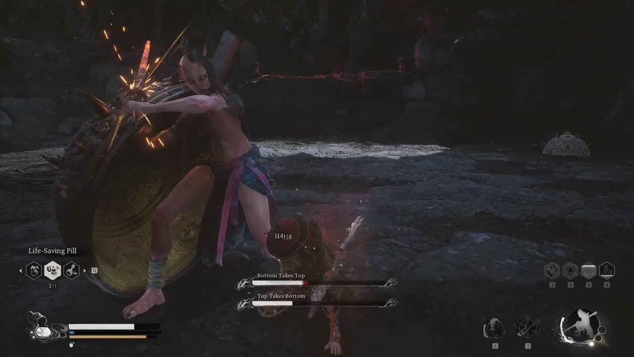 Funny, thought I already collected the spirit for this Ball thingy (Boss Fight - Bottom Takes Top).