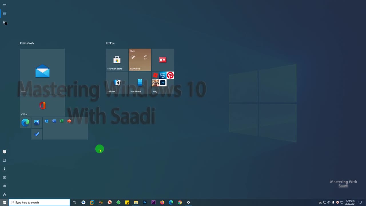 How To See Start Full Screen