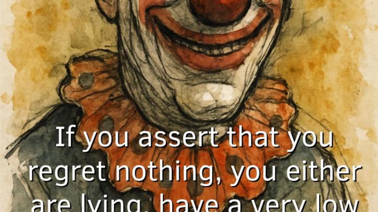 Ethical Crumb 25: If you assert that you regret nothing