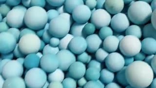 250416-13 Selected natural turquoise round beads.