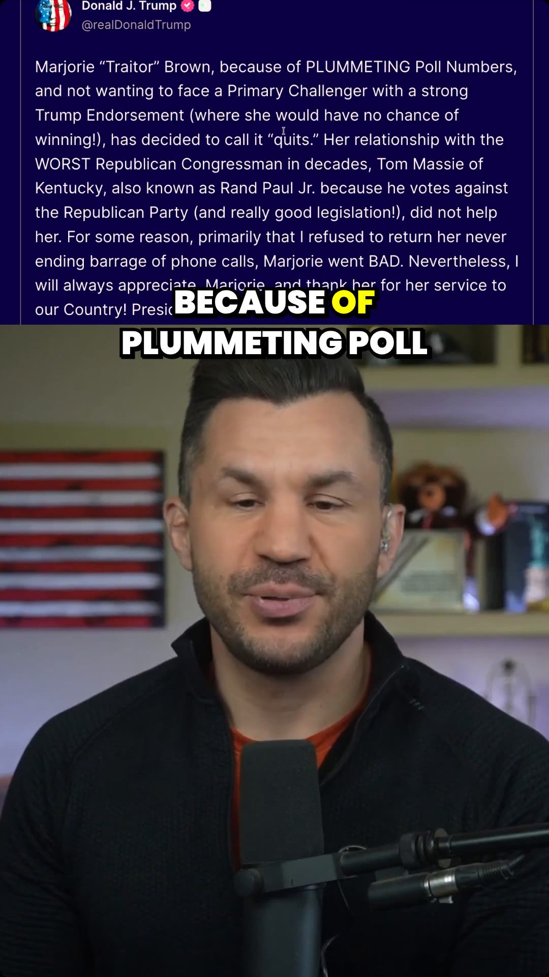 MTG WALKS AWAY After Trump’s Mocking Swipe