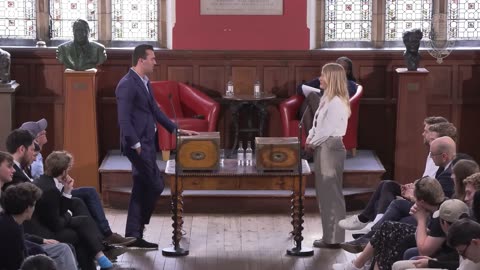 Charlie Kirk Takes on Bible Challenging Oxford Student
