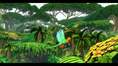 Monkey Banana Jungle Song 🍌🎶 | Baby Monkey Dance Craze for Kids | Animated Jungle Adventure
