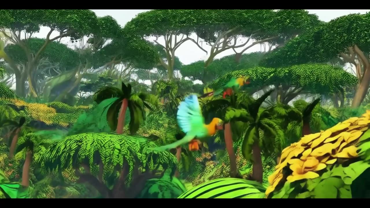 Monkey Banana Jungle Song 🍌🎶 | Baby Monkey Dance Craze for Kids | Animated Jungle Adventure