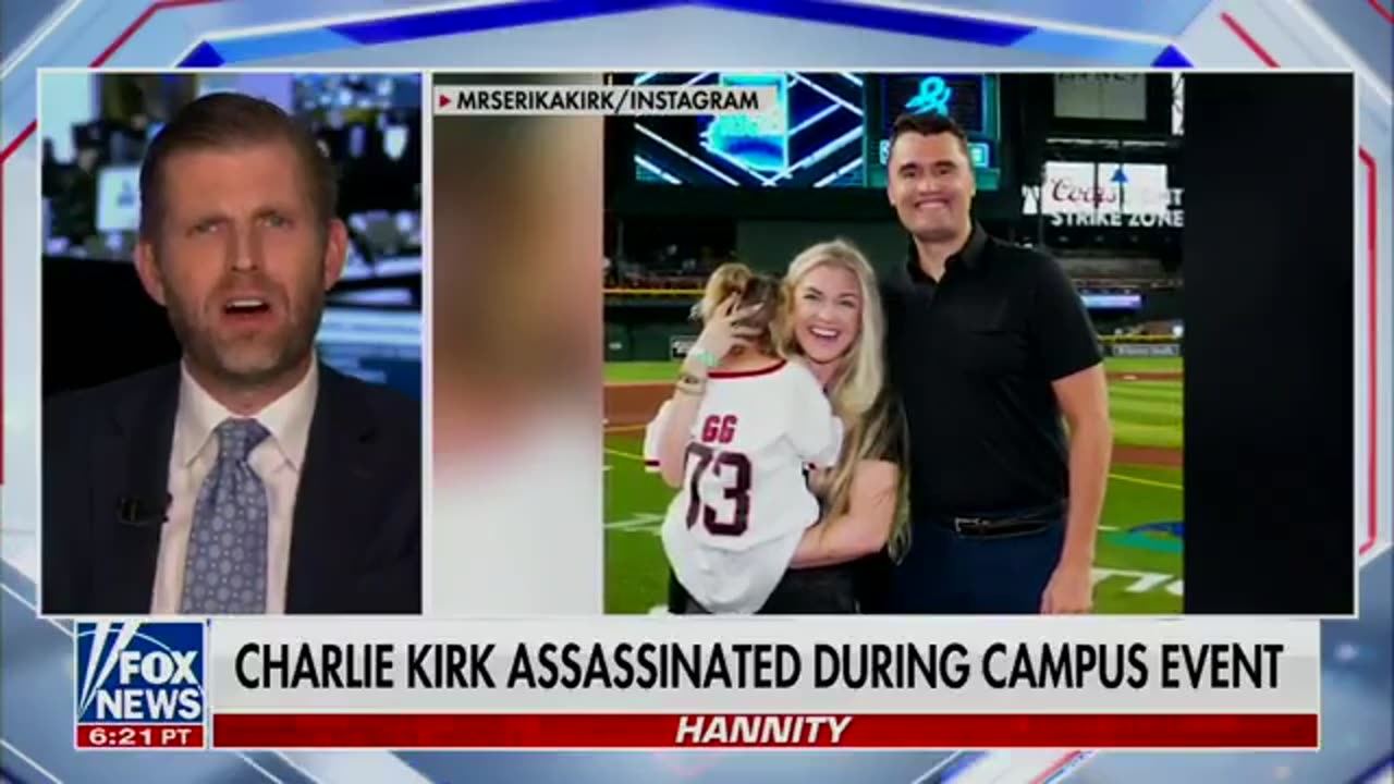 Eric Trump UNLEASHES after Charlie Kirk murder — and tells the TRUTH about political violence
