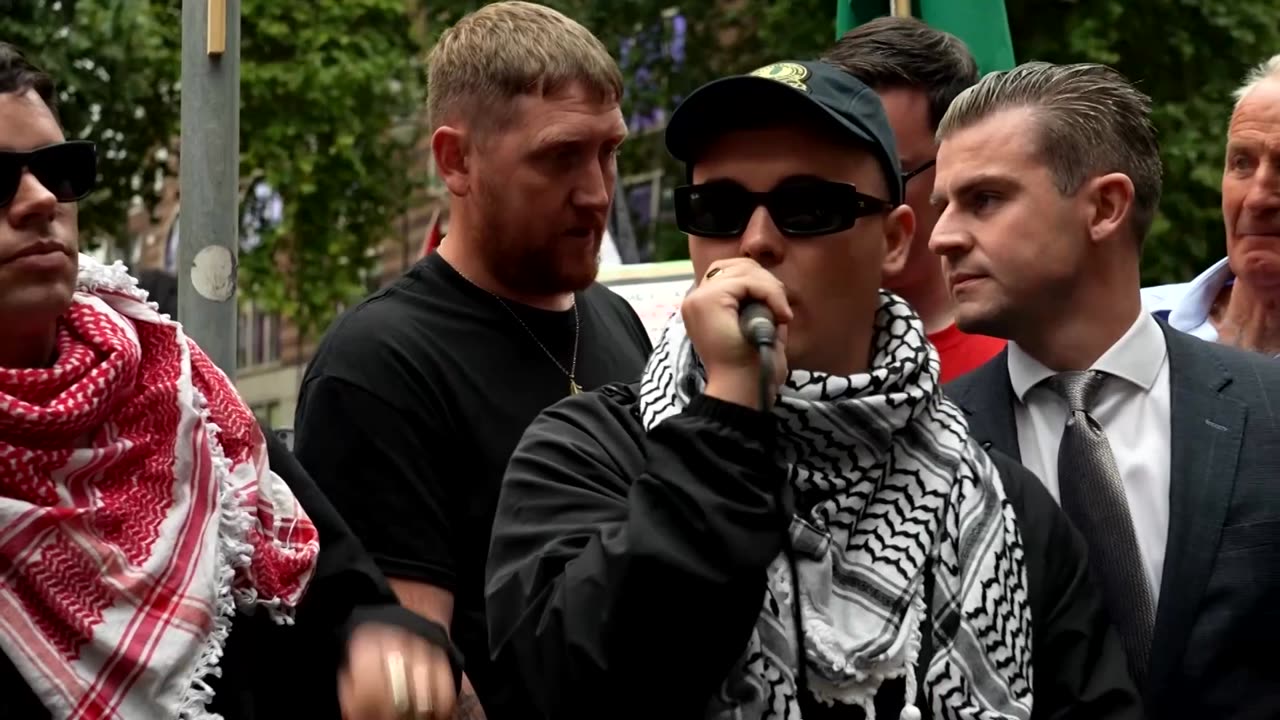 Kneecap rapper urges support for Gaza at London court