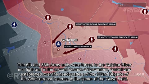 🇷🇺 🏹 🎣 The Liberation of Hulyaypole : Rybar's Take on the Situation