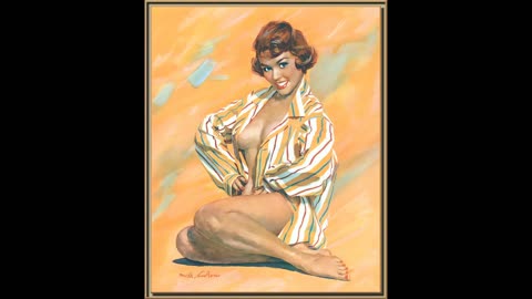 1957 Esquire Calendar ASMR #VintageCalendar #PinUpArt #PinUpGirls