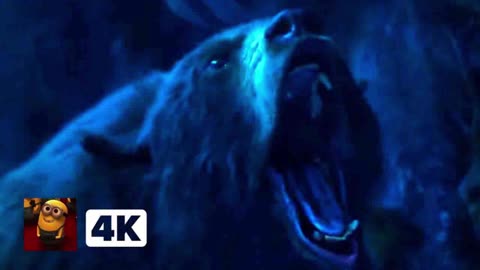 Cocaine Bear (2023) 4K - Shooting the Bear _ Movieclips