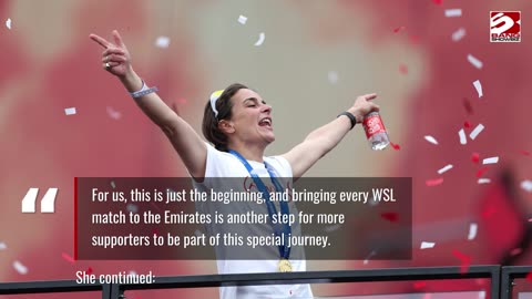 Arsenal women will play all their WSL home games at the Emirates Stadium next season