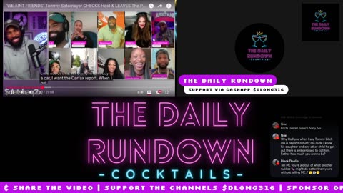 Tommy Sotomayor Tells Host " We Not Real Friends" Then Exit Panel After Woman Expose Him