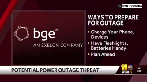 Maryland BGE Warns Of Possible Widespread Blackouts for 1+ Million Residents