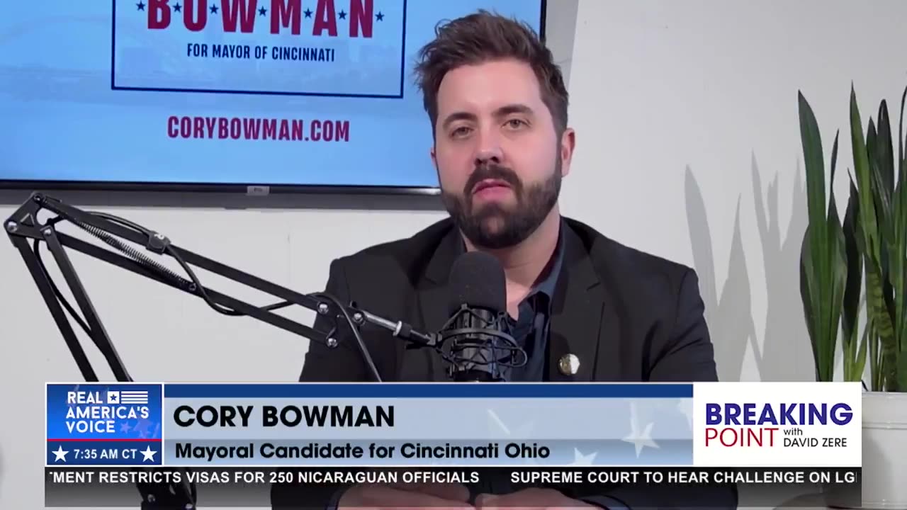 CINCINNATI MAYOR CANDIDATE CORY BOWMAN ON BREAKING POINT