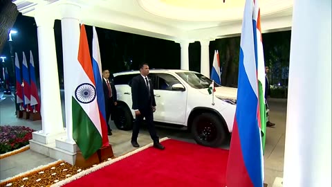 Modi welcomes Putin in New Delhi as two-day state visit begins