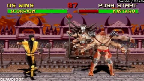 Mortal Kombat 2 - Scorpion - Arcade Cabinet