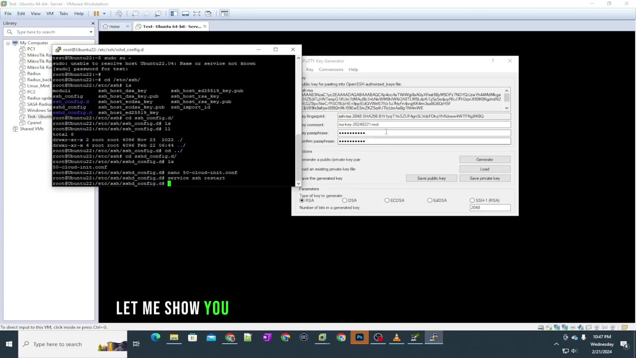 How to configure RSA SSH Key based authentication in Ubuntu server