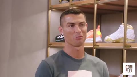 Cristiano Ronaldo Goes Sneaker Shopping With Complex
