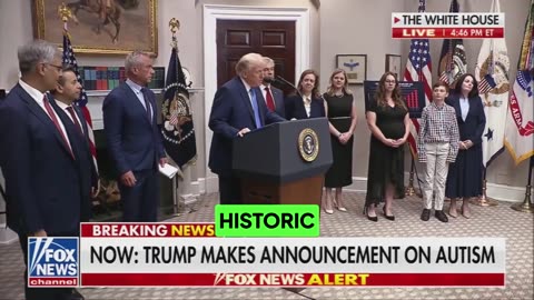 PRESIDENT DONALD JOHN TRUMP JUST SAID THE QUIET PART ⚕ OUT LOUD ABOUT THE AUTISM EPIDEMIC