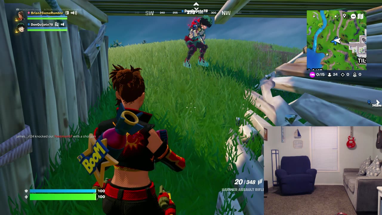 Please join BrianZGame as he fights for his life on Fortnite