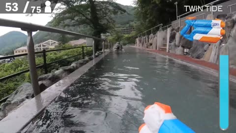 Nerf War | Water Park & SPA Battle 5 (Nerf First Person Shooter)