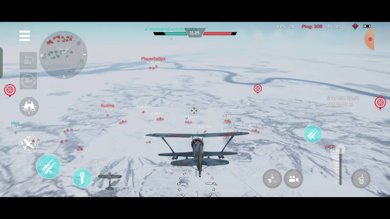 War Thunder German Tier 1 planes gameplay - Hs123 He51