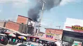 Incendio en el Mercado de Bazurto