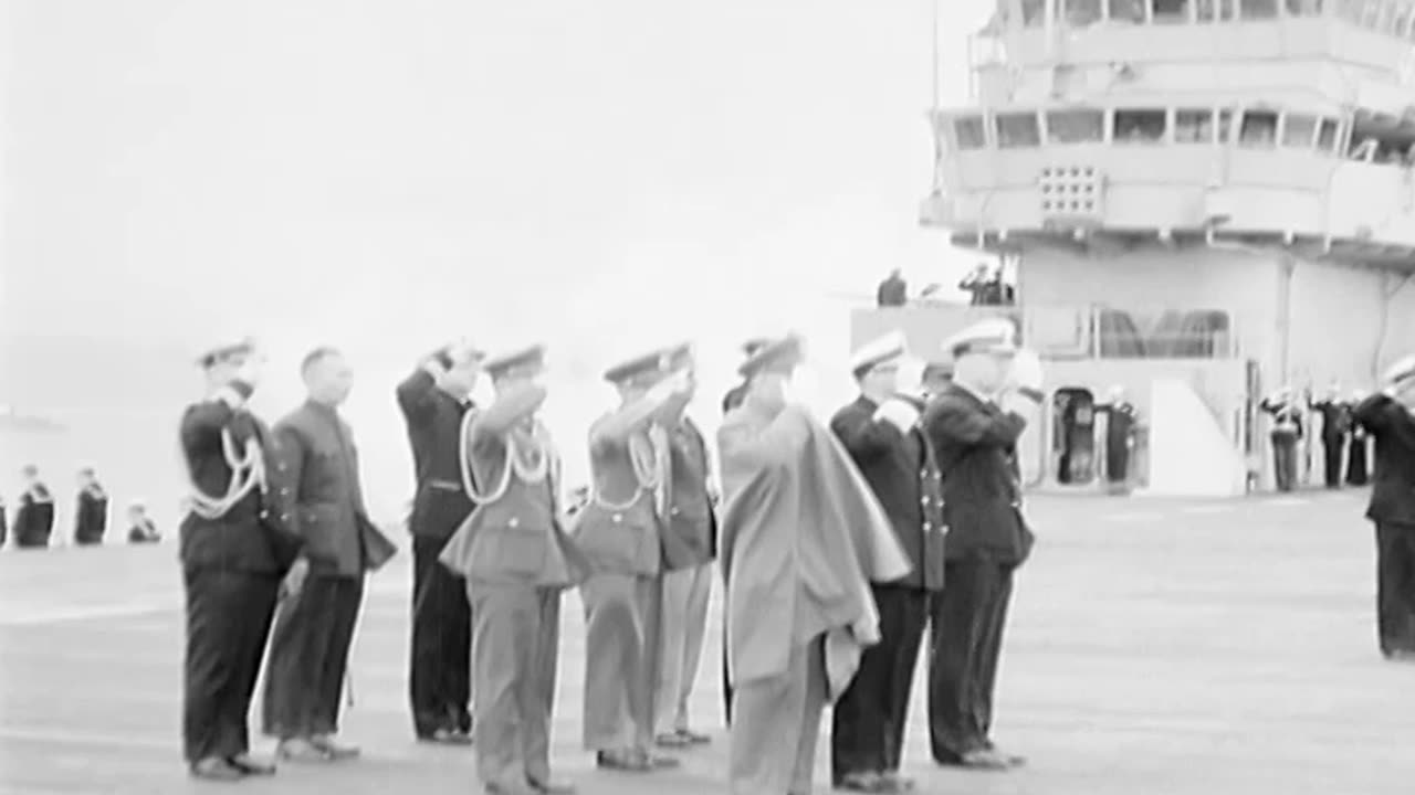 General Chiang Kai-Shek visits... - General Chiang Kai-Shek visits USS Wasp (CVS-18) - 428-npc-10870