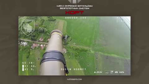 Ukrainians Fire ATGM Mounted to Drone