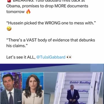 [Obama-Gate] | Tulsi Gabbart #NoDeals