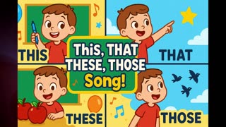 This, That, These, Those Song 🎵 | Aprende Inglés Fácil y Divertido (Creado con IA)