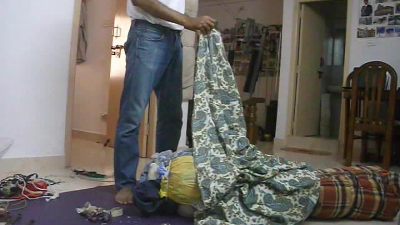 Making Big Punching Bag at home using Scrap materials