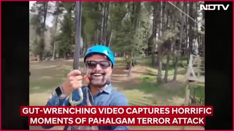 Phalgam attack terror. Unaware tourist capture the terrorist