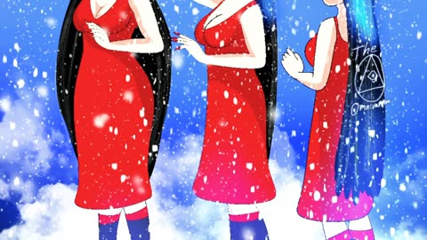 Speedpaint the vampire in the red dress