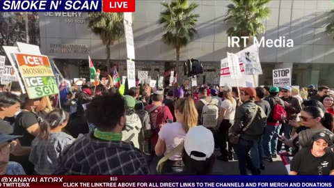 LIVE ANTI ICE PROTEST ACTION IN DTLA 1/10/26 #LIVE #CRIME #PROTEST #ICEPROTEST #LA