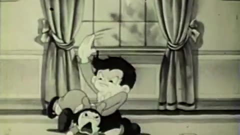 Scrappy - Happy Birthday (1938) m/f spanking